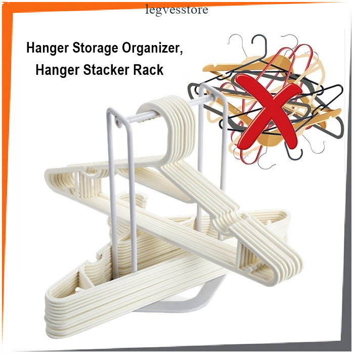 Hanger holder Hanger Storage Organizer Rack | Shopee Malaysia