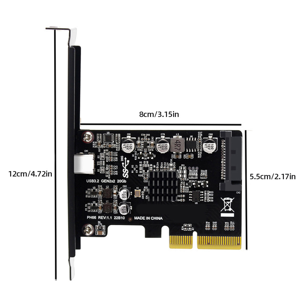 [KidsDreamMall.my] Converter Expansion Add on Card 20Gbps PCI Express ...
