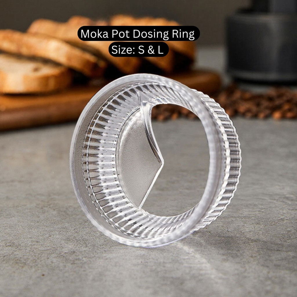 Moka Pot Dosing Ring Funnel Precision Coffee Powder Distributor Filler ...