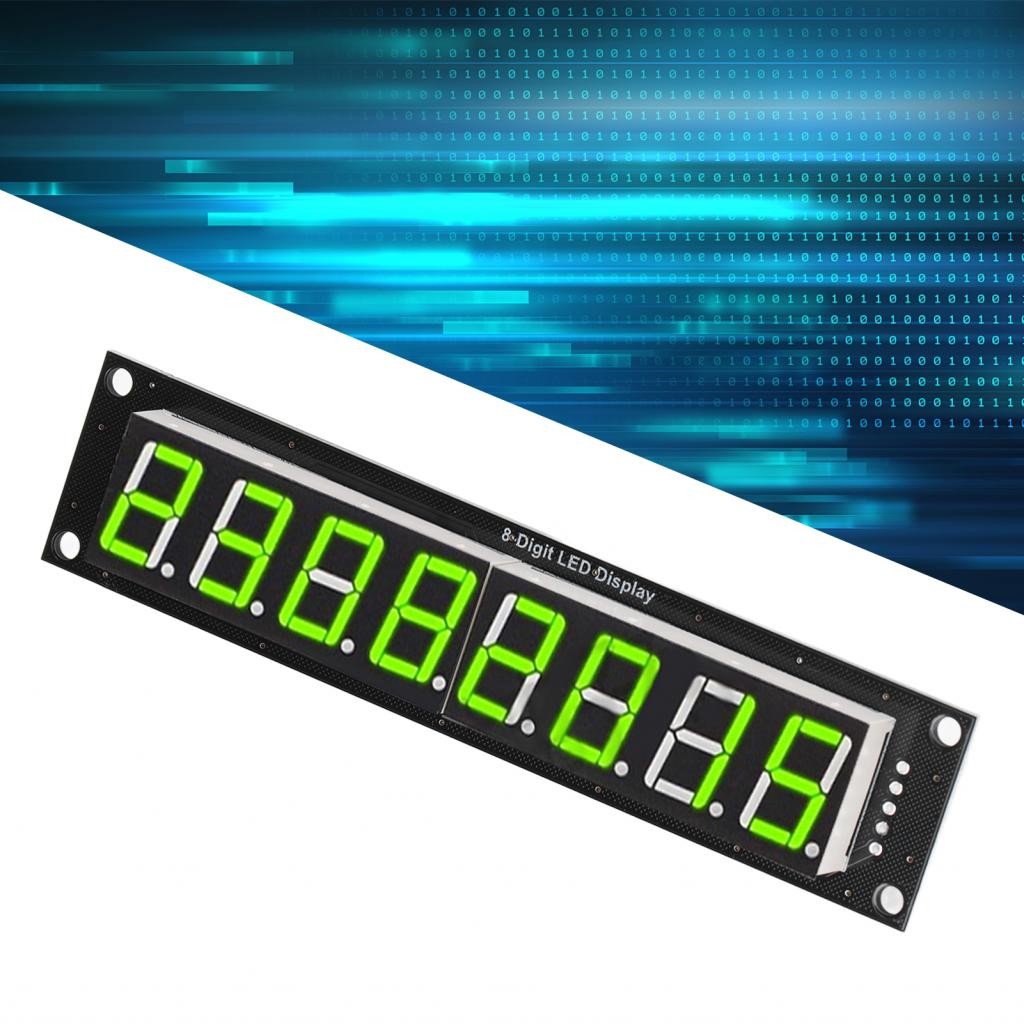 Xiyijia LED Segment Display Module 74HC595 Driver 8 Digit Tube 0.56in ...