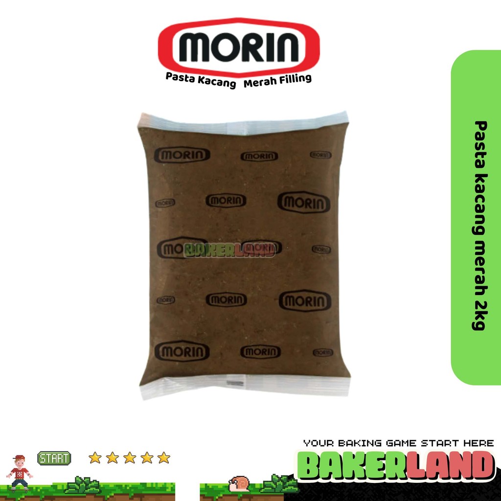 MERAH Morin Red Bean Paste 2kg / Morin Red Bean Butter / Red Bean ...