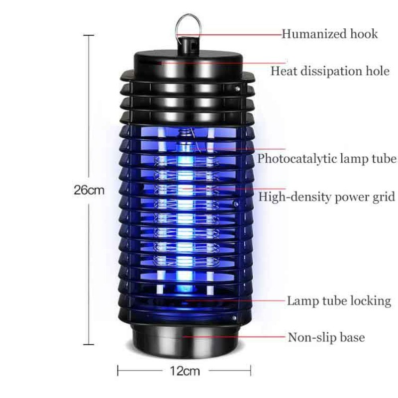 Insect Killer Lamps Mosquito Lamp Uv Led Light Electric Mosquito Zapper ...
