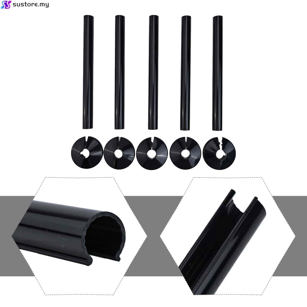 [Super] 5PCS Radiator Pipe Covers15mm and Pipe Collars 300mmx15mm Pipe ...