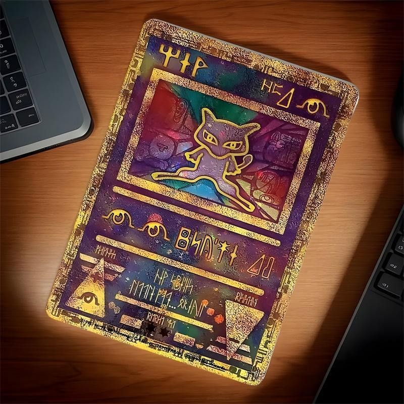 Pokemon Ancient Mew Promos Cute Anime Cards Metal Collectible Playing ...