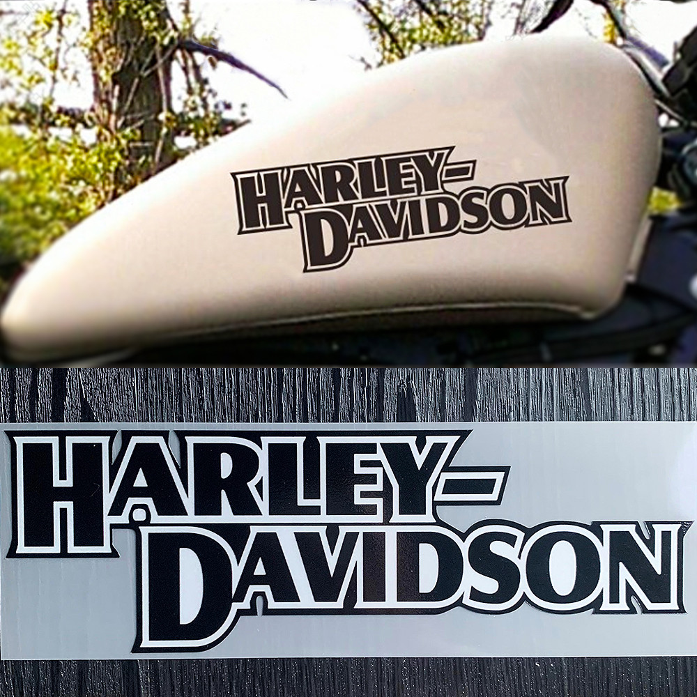 Reflective Fuel Tank Motorcycle Sticker Waterproof Vinyl Logo Decal for ...