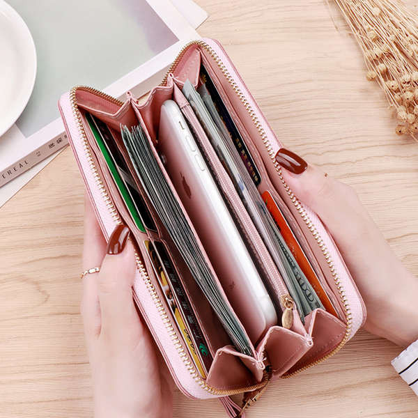 wallet woman beg duit wanita 2024 Dompet Panjang Baharu Pelajar Wanita ...