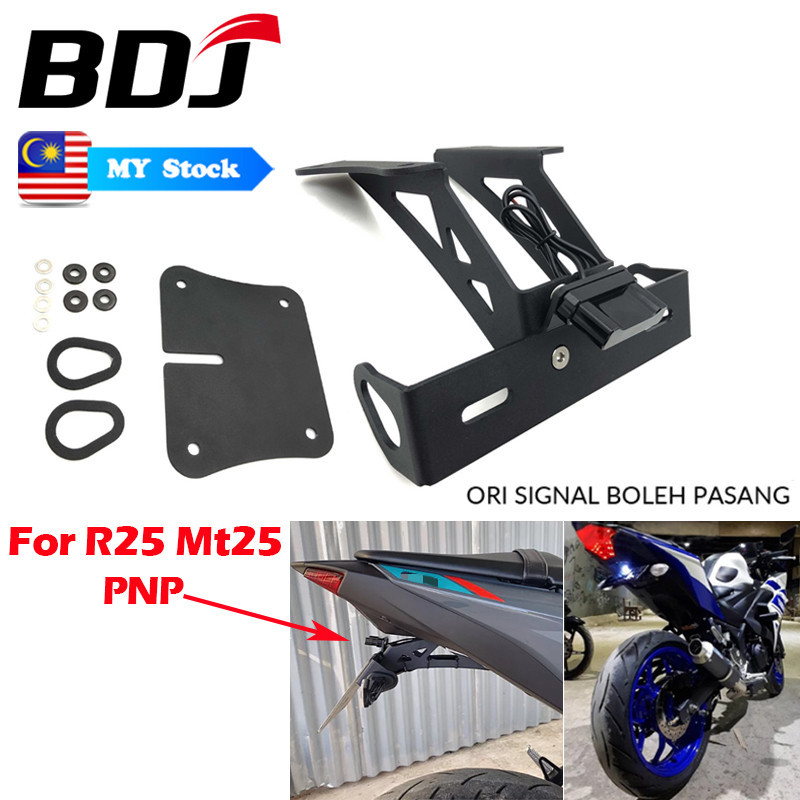 BDJ For Yamaha R25 Mt25 Mt 25 Tail Tidy Plug And Play Cover Tutup Siap ...