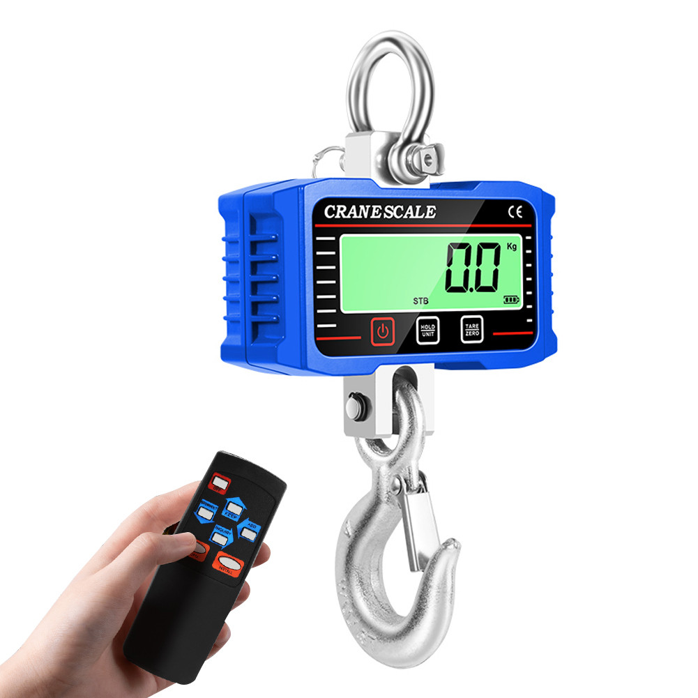 Digital LCD Display 2000kg Crance Scale Portable Electronic Heavy Duty ...