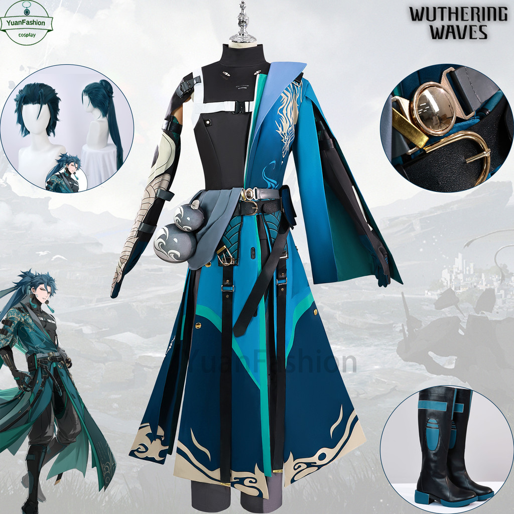 [Ready Stock] Wuthering Waves cosplay Clothing Jiyan cosplay Lingfeng ...