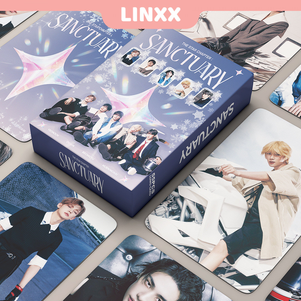 LINXX 55 Pcs TXT TEMPTATION Album Lomo Card Kpop Photocards Postcards