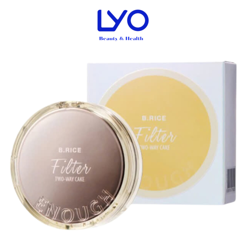 Enough B.Rice Pure Filter Twoway Cake 2-Core Powder Creates a Thin ...