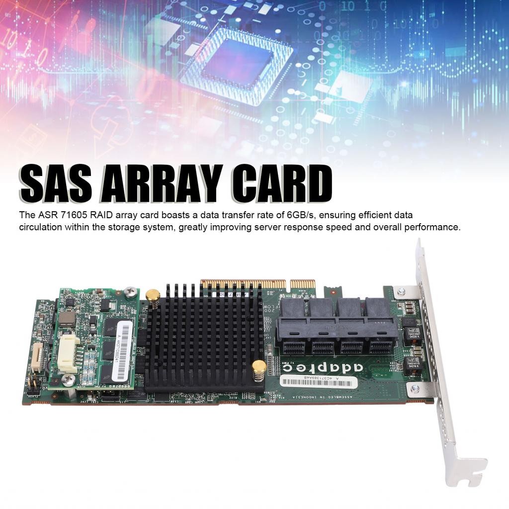 Alwaysonline RAID Controller Card PCIe X8 6GBs 4 Port 8643 ASR 71605 ...