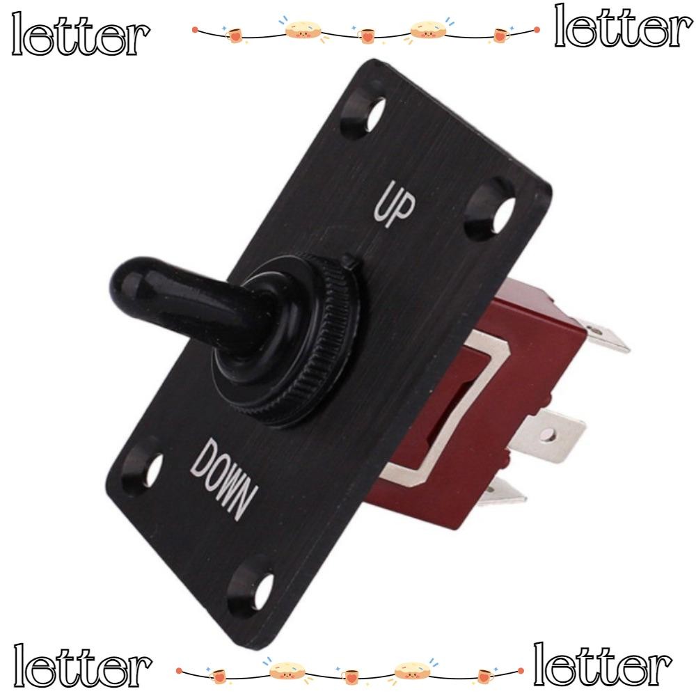 LETTER Marine Boat Toggle Switch, Up/Down Black Momentary Button Switch ...