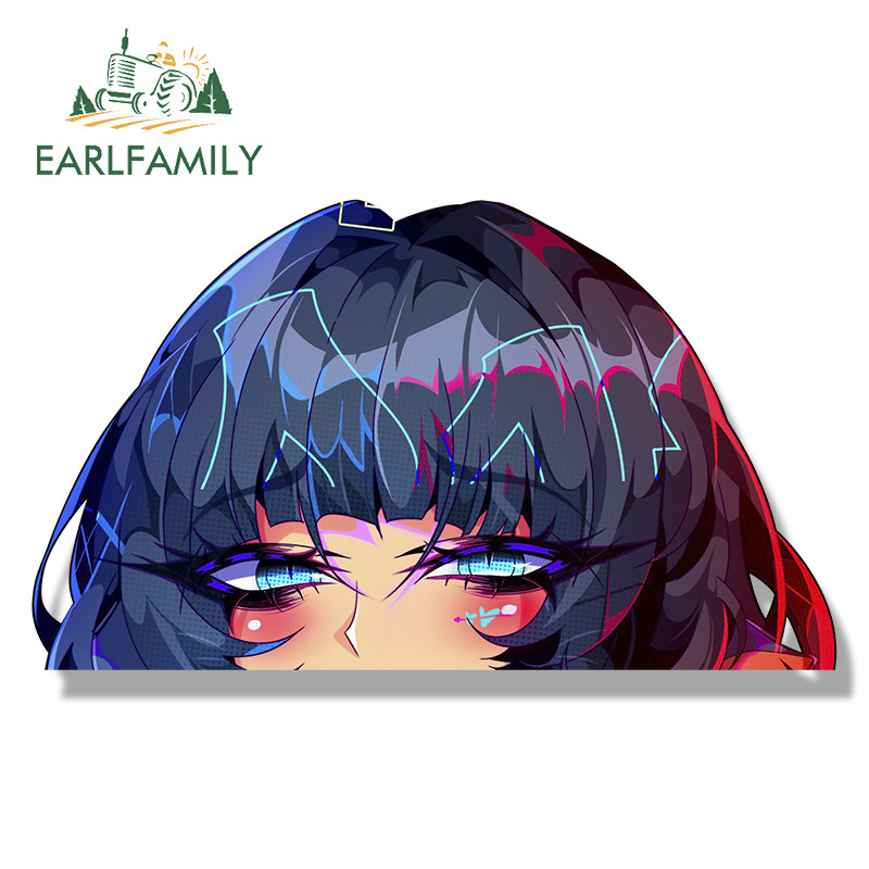 EARLFAMILY 13cm Ahegao Jane Doe Fanart Car Sticker Zenless Zone