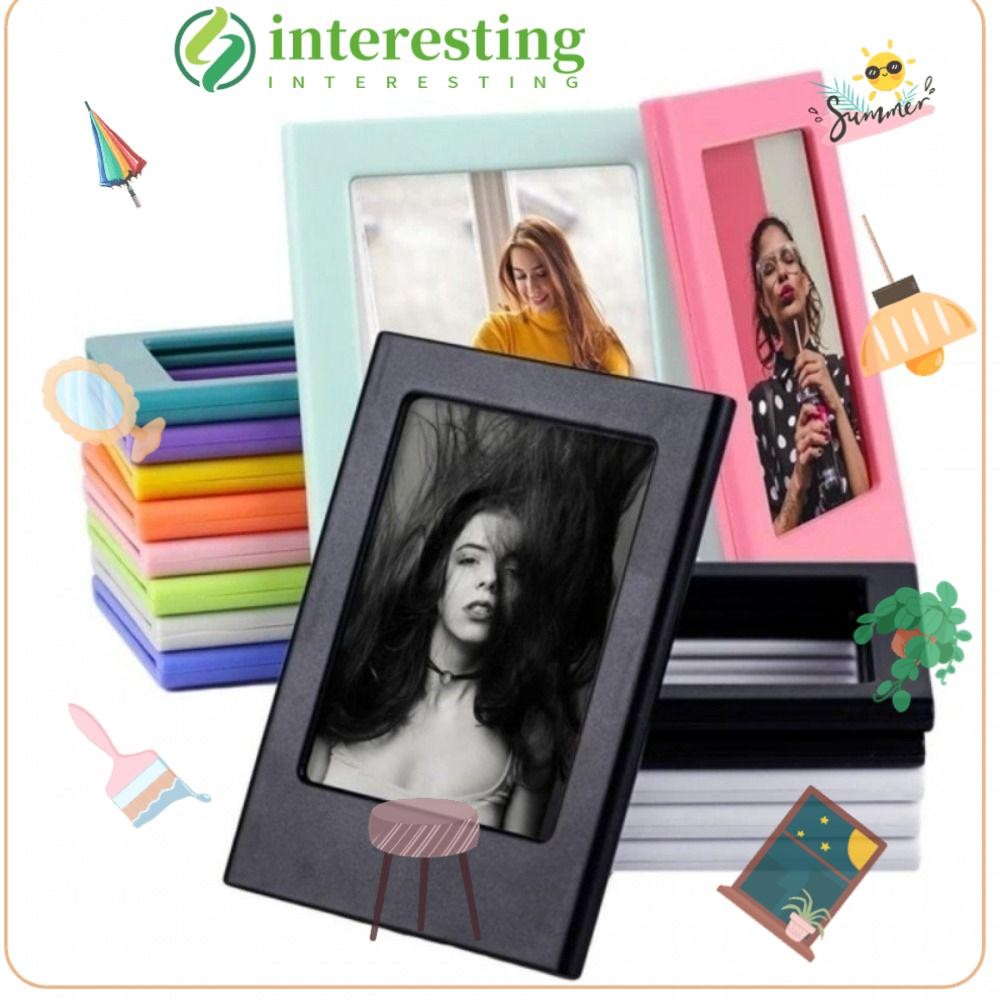 INTERESTING Picture Frames, Transparent Mini Photo Frame, Refrigerator ...