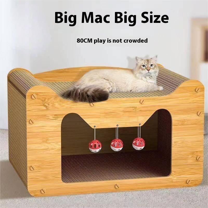 Cat Scratch Board Nest Wear-Resistant Non-Dandruff Vertical Cat Claw ...