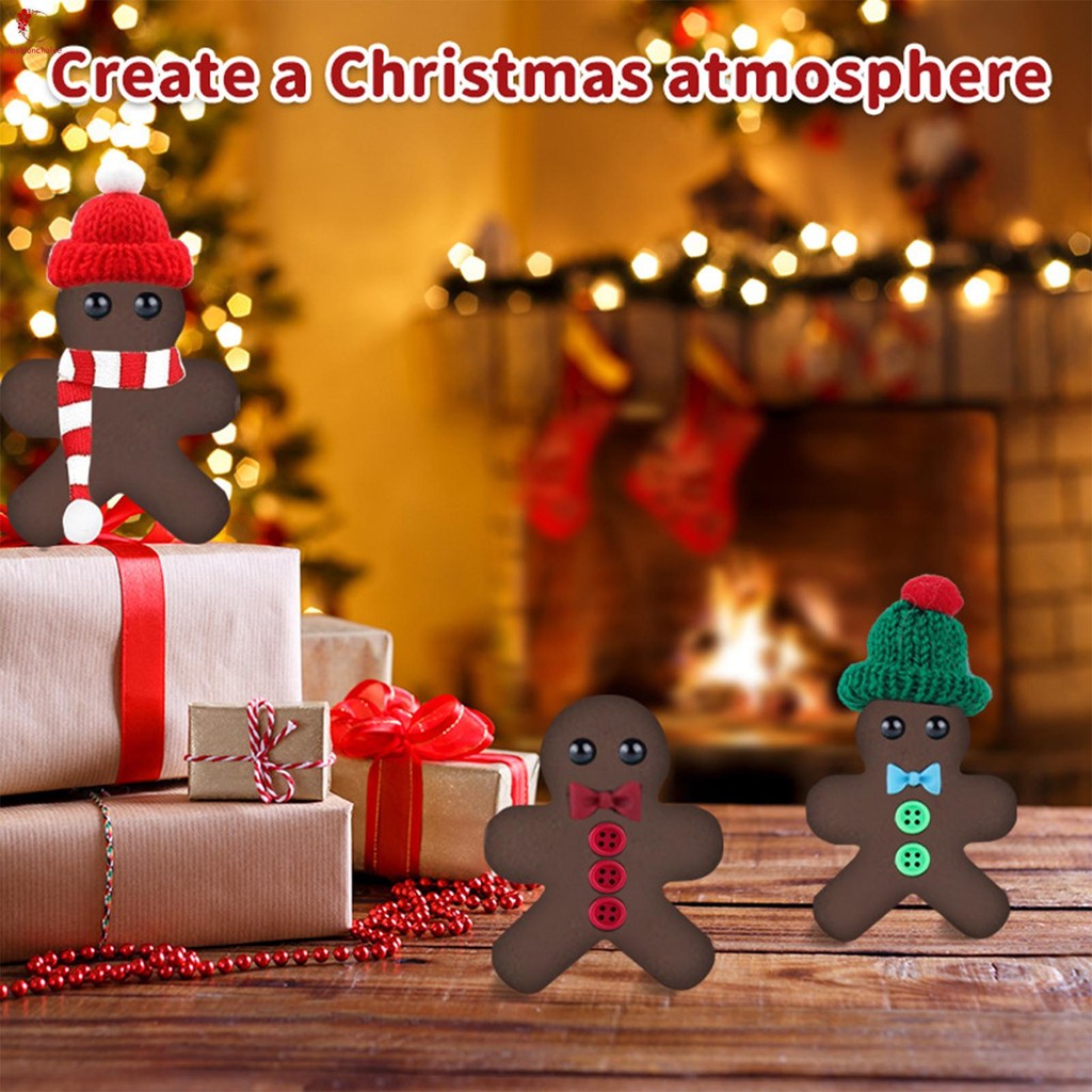 Gingerbread Man Craft for Kids Creative Air Dry Modeling Clay Indoor ...