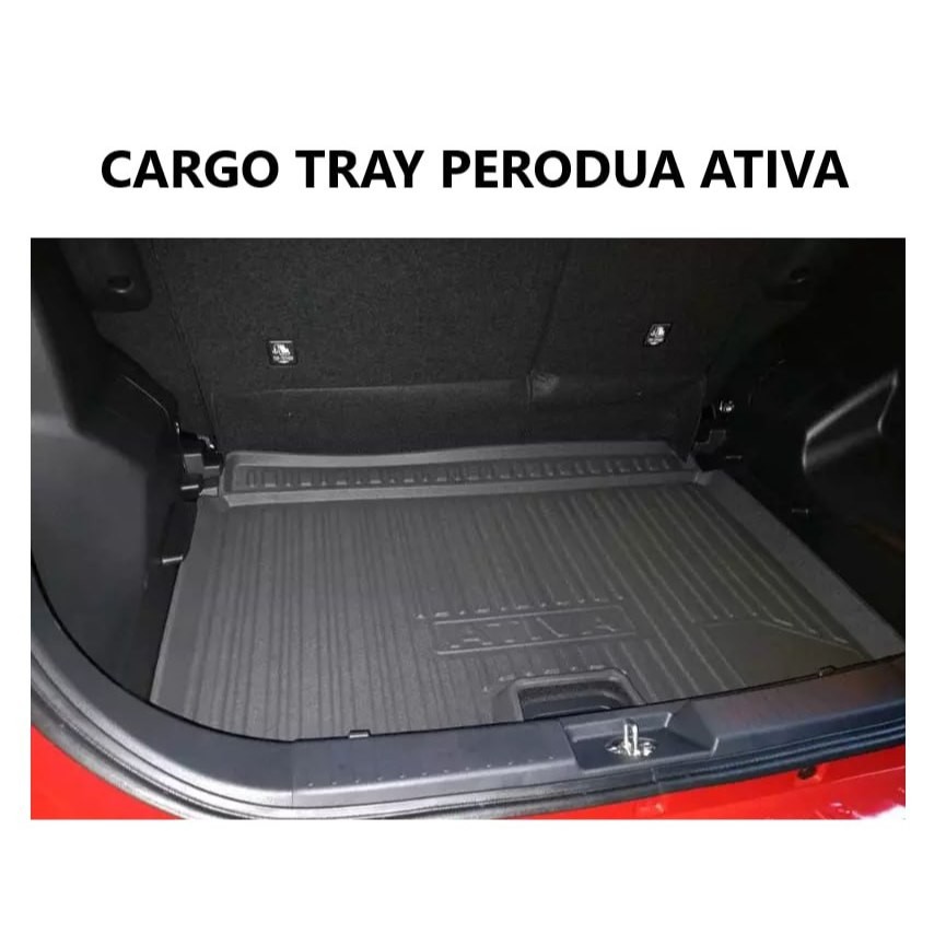 Perodua ATIVA Custom Fit Original OEM ABS Non Slip Rear Car Boot Cargo ...