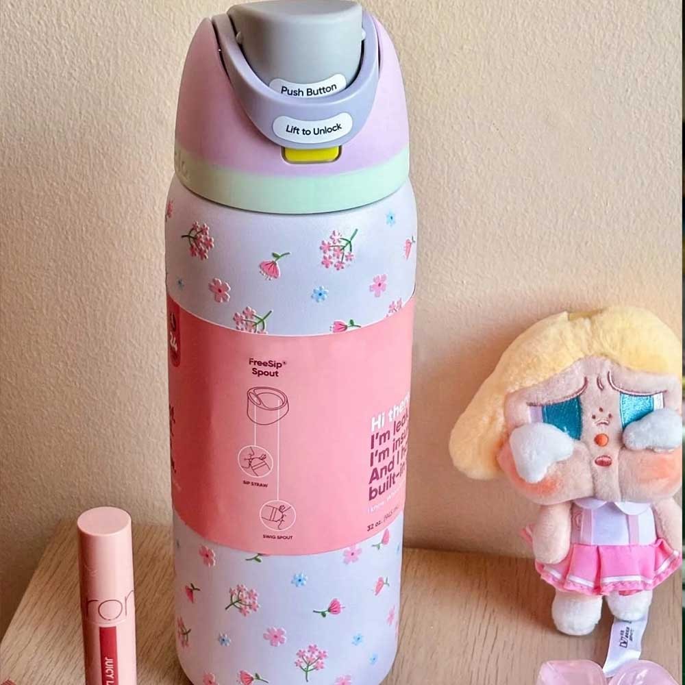 Owala Freesip 32 Oz Bottiglia D'acqua Isolata In Acciaio Inox - Foto 8