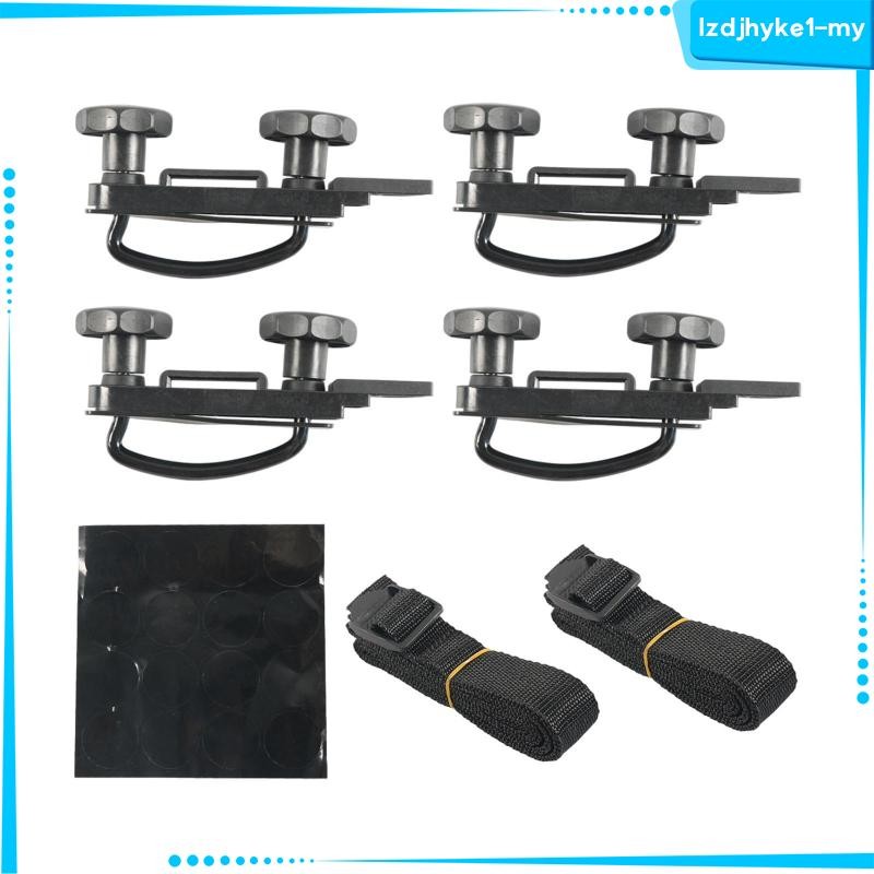[LzdjhykecbMY] 4x Generic Roof Rack U Bolt Clamps Metal Rooftop Cargo ...