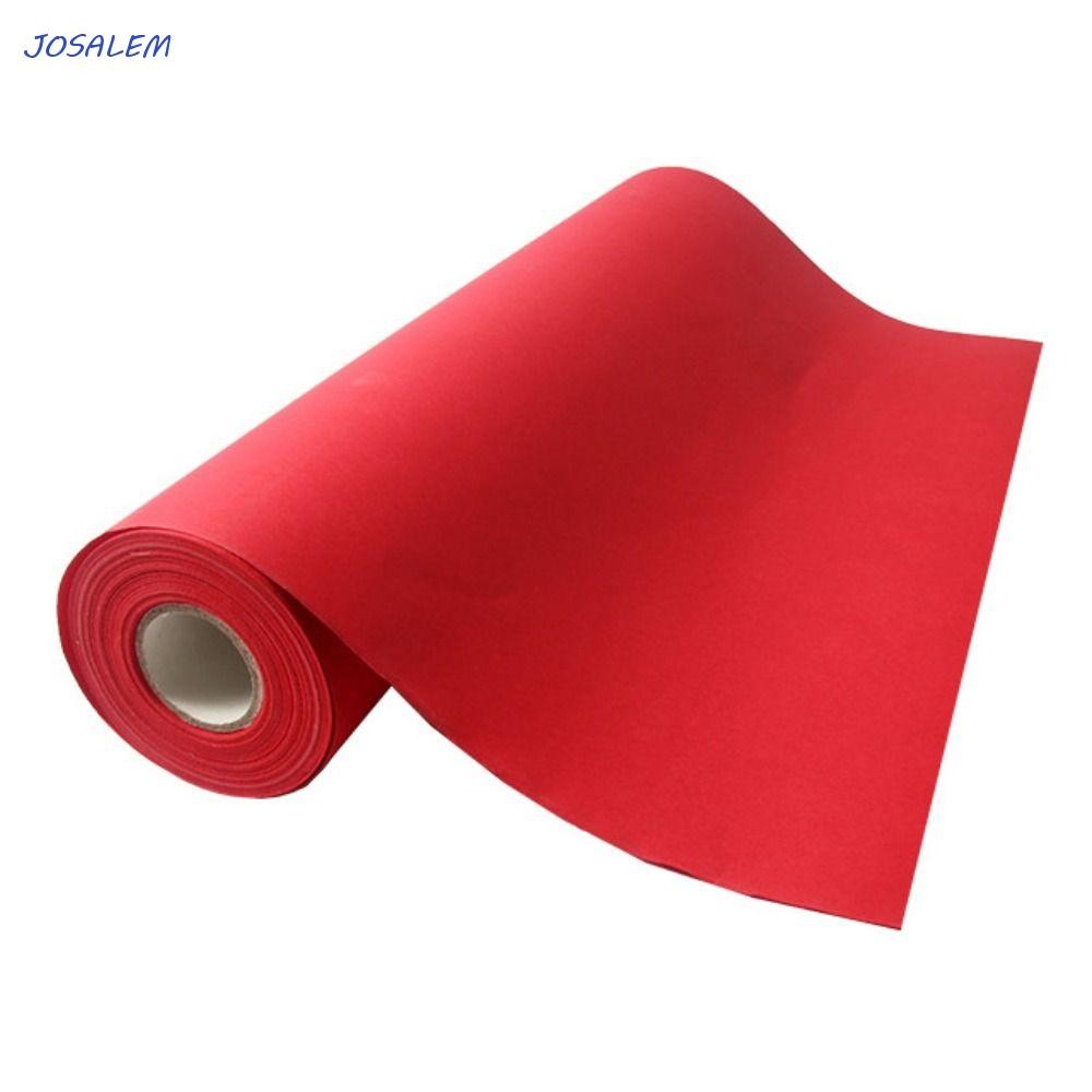 JOSALEM Red Kraft Paper Roll, Packing Material Paper Roll Gift Wrapping ...