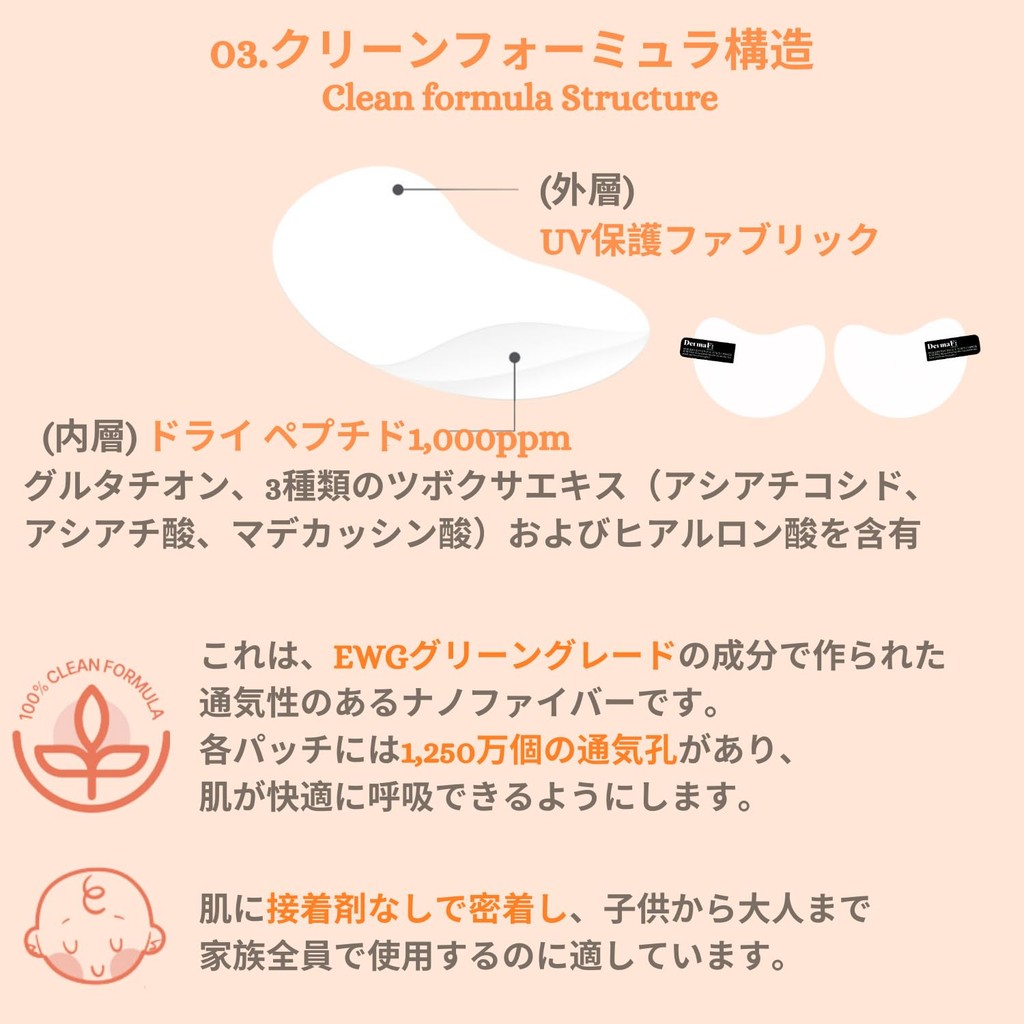 Direct from Japan] [DermaFi] Protective and Clean UV Sun Cut Patch