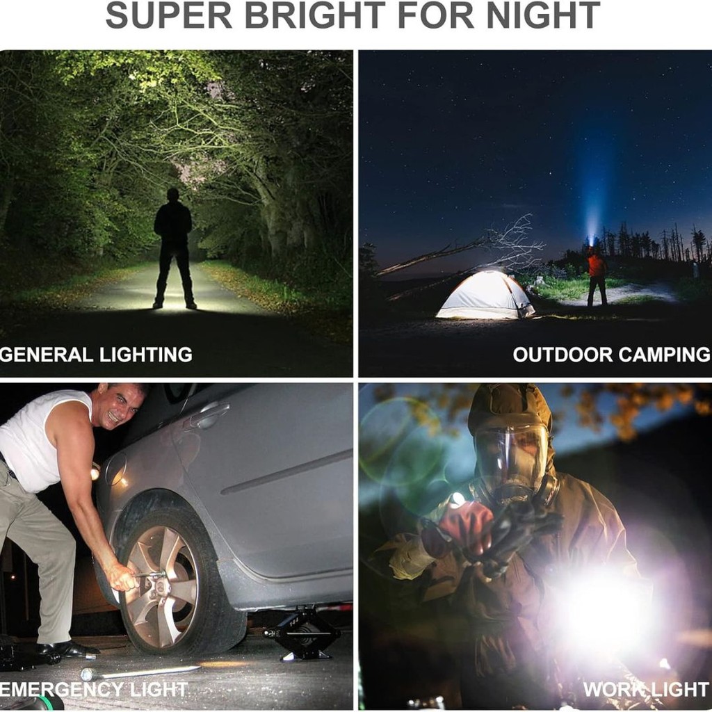 Multi-functional LED searchlight with a built-in rechargeable battery ...