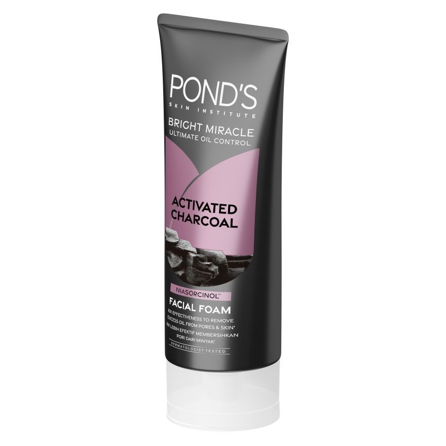 Product image PONDS Bright Miracle Ultimate Oil Control Activated Charcoal Facial Foam 100g 1