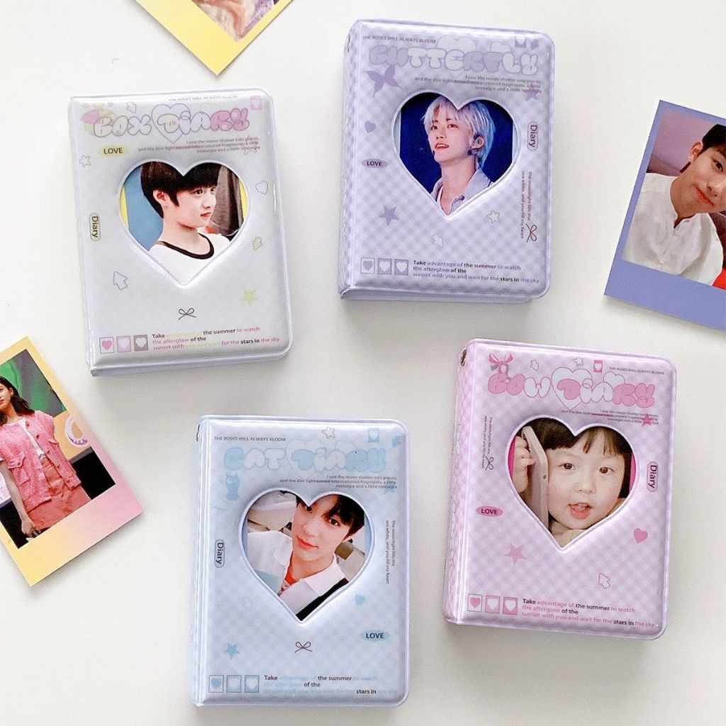 Kolbuk Hati Photocard Heart Album Photo Album Mini Photo Album 3 inch ...