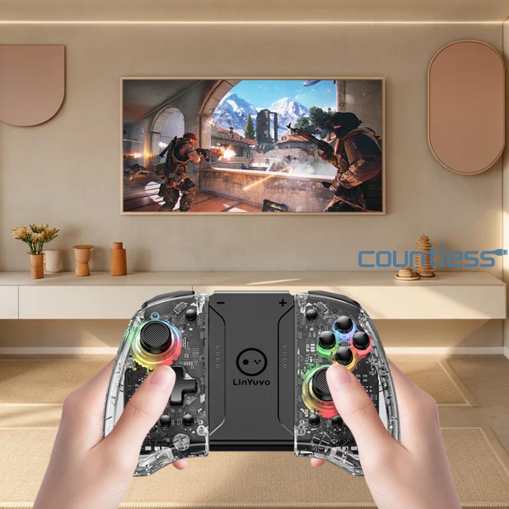 Transparent Wireless Controller for Switch for Switch OLED Game ...