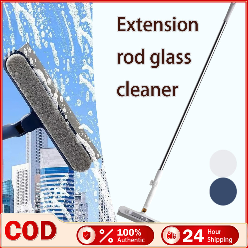 Telescopic Pole 180° Rotating Glass Cleaning Tool For Household High ...