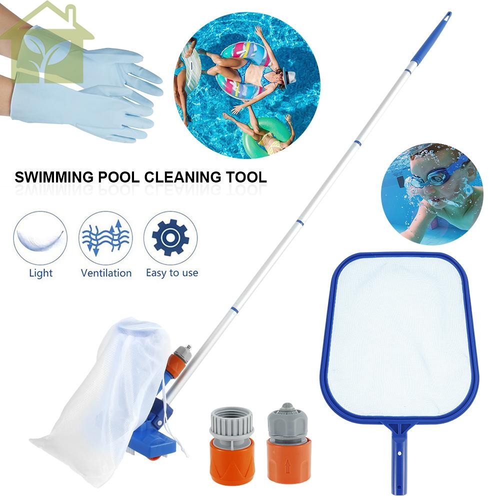 Swimming Pool Jet Vacuum Cleaner Set Pond Hot Tub Fountain SPA Cleaning ...