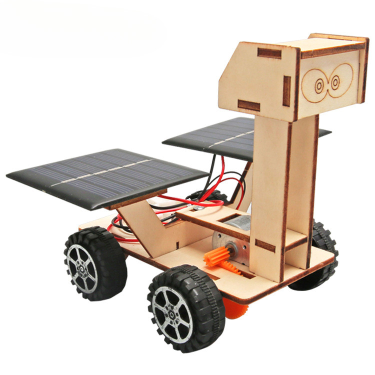 Children Technology diy Handmade Small Production Moon Exploration Car ...