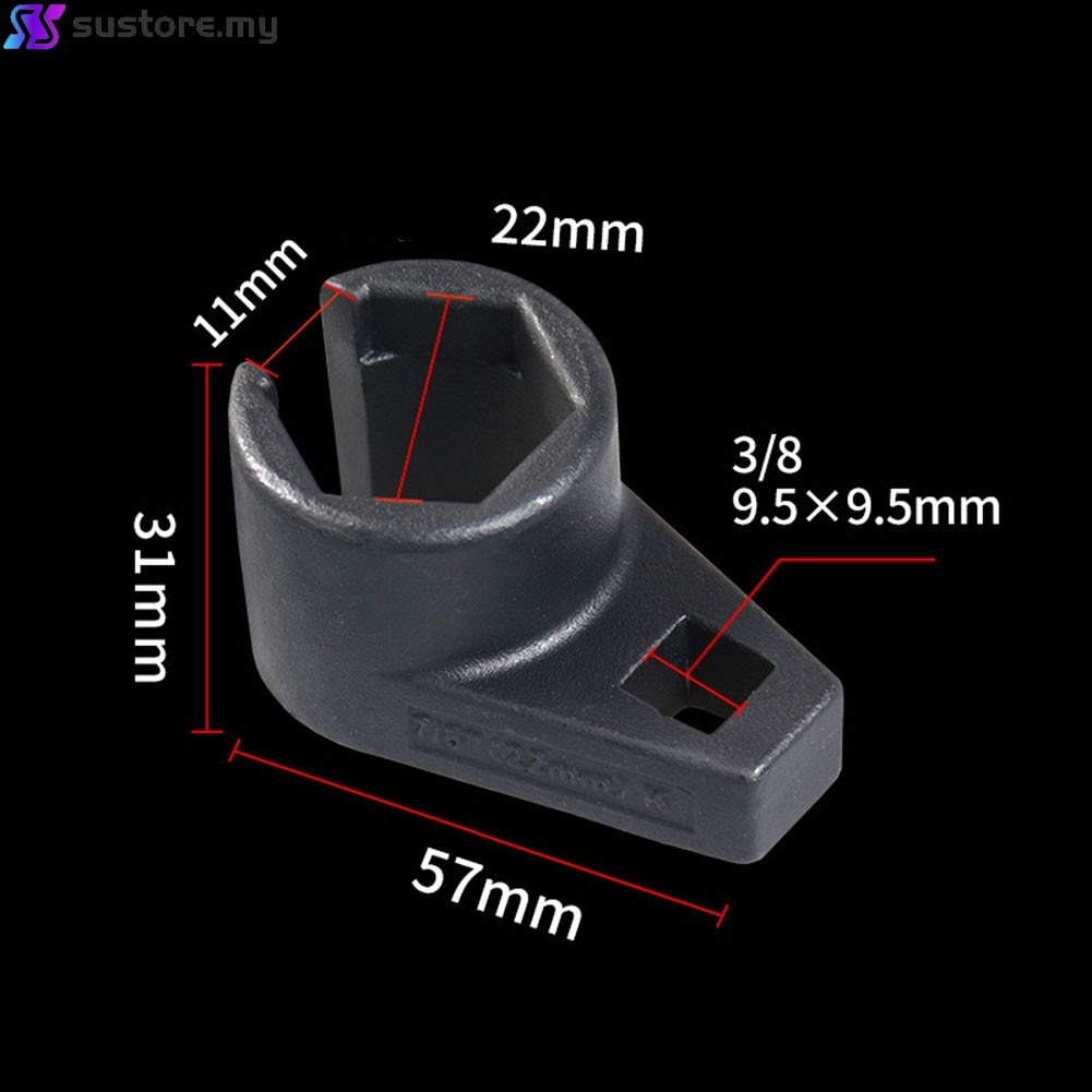 [Super]7/8-Inch 22mm Offset Oxygen O2 Sensor Socket Wrench Removal Tool ...