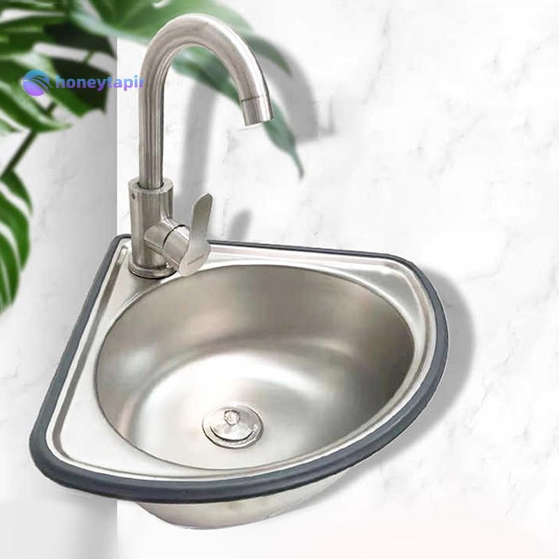 honeytapir RV Kitchen Sink Stainless Bathroom Basins Camper Vegetable ...