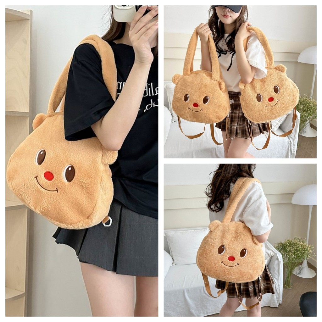 Thailand Merchandise Backpack Rare Weird Small Backpack butterbear Girl ...