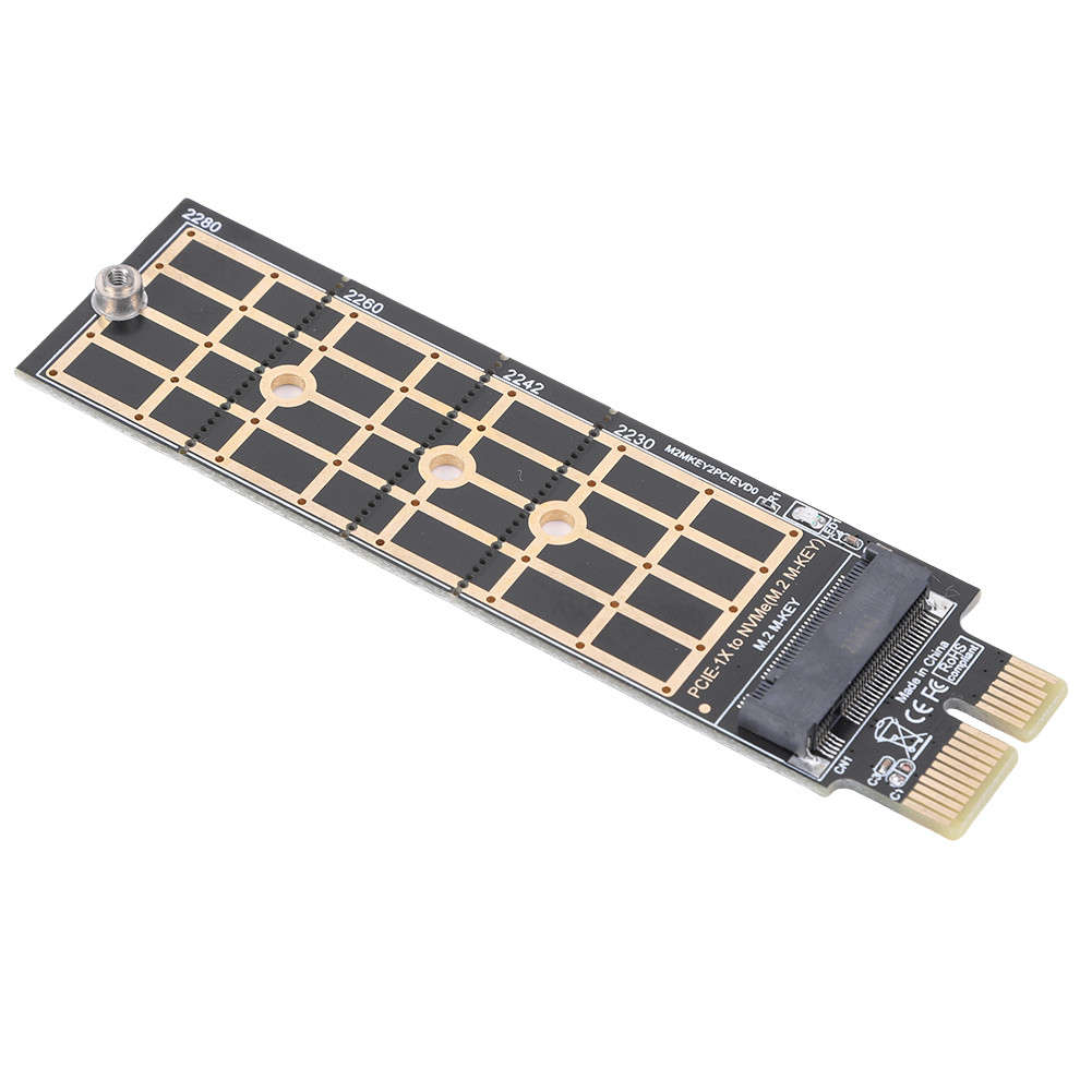 keepdreaming NVMe SSD M.2 PCIE 3.0 X1 Raiser Card PCI-E M Key Connector ...