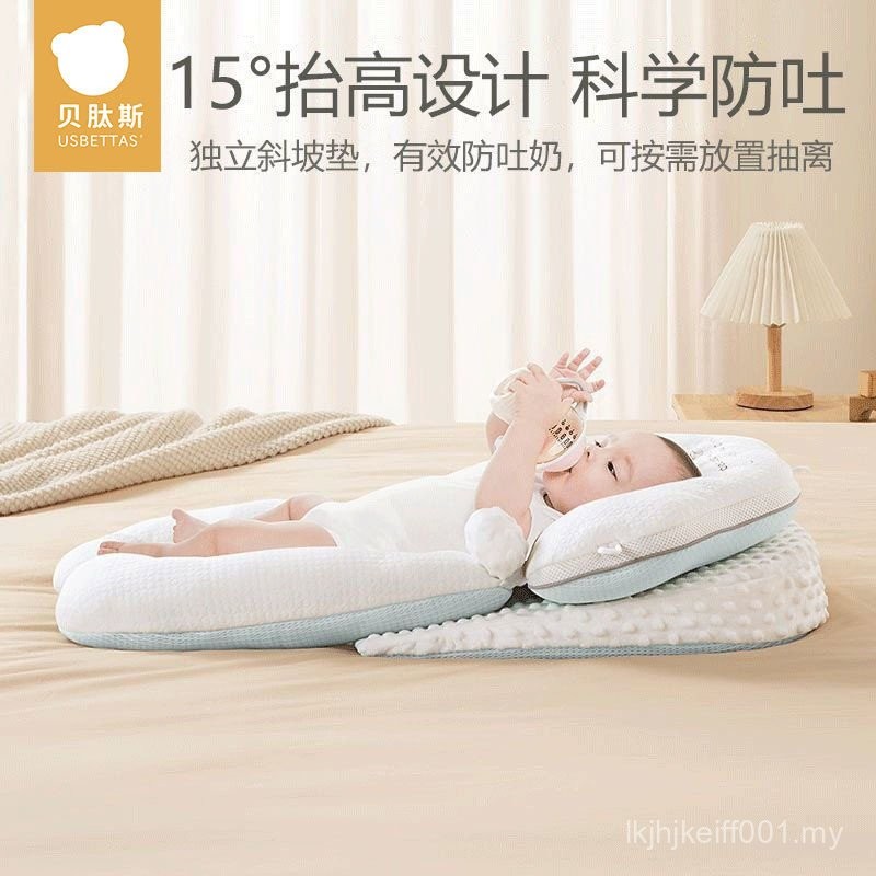 Breastfeeding Pillow Slope Pillow Anti spitting Breastfeeding Pillow Baby Lying Feeding Pillow