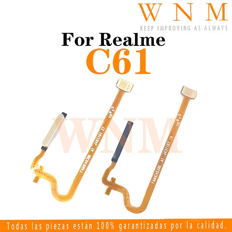 For Realme C61 On Off switch power home start button fingerprint free ...