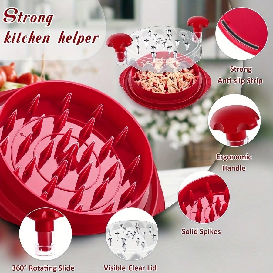 Chicken Shredder Tool - Meat Grinders For Effortless Shredding Of Pork Beef And Chicken Easy To Use Time Saving Kitchen Essential With Comfort Grip Handle P 46231528