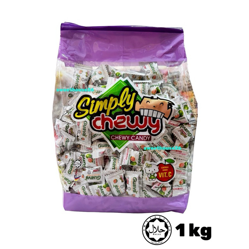 Simply Chewy Candy Guava Flavour 1kg Halal | Shopee Malaysia