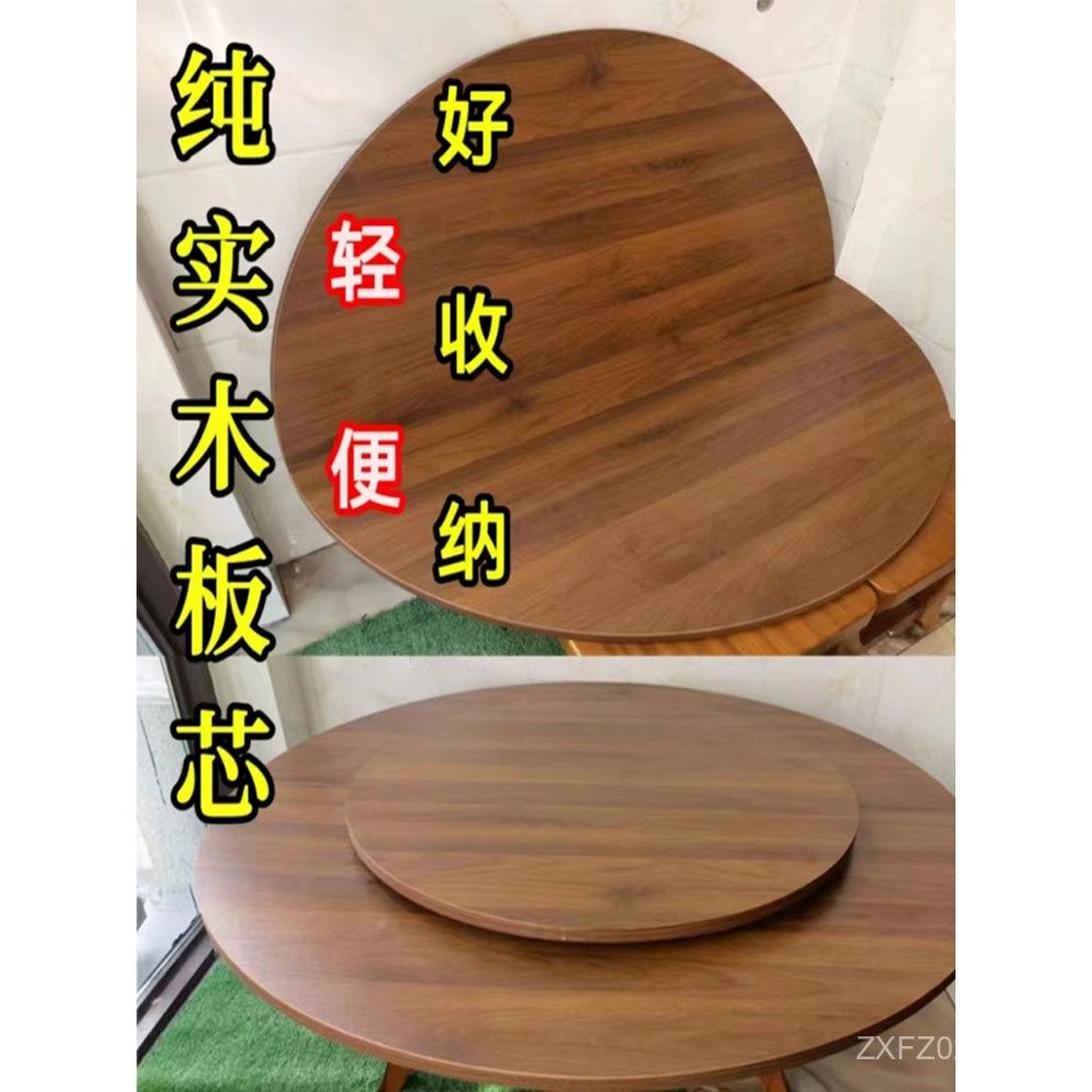Foldable Desktop Countertop Round Table Large Desktop Foldable ...