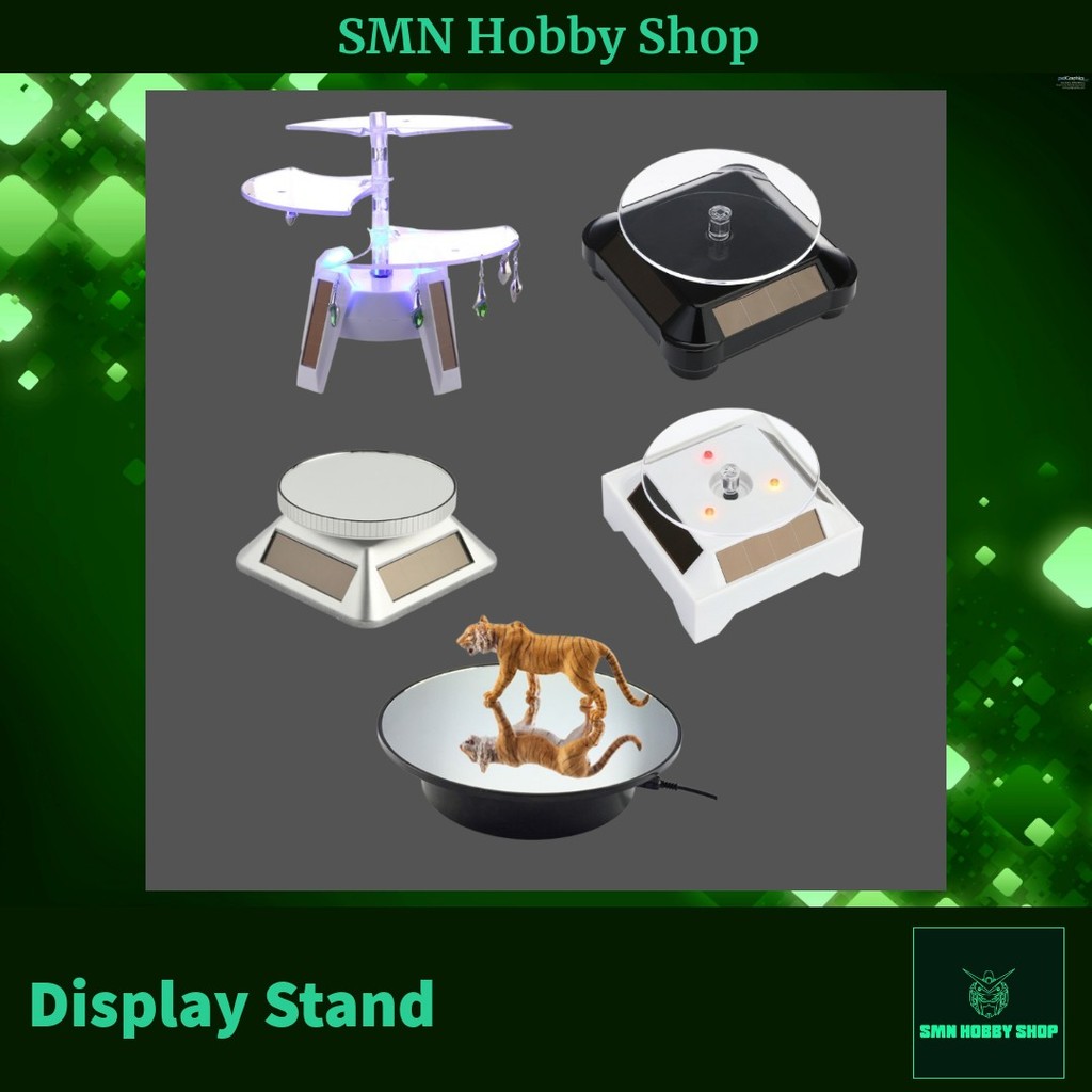 Action Base Rotator/Rotating/Turntable LED/Solar MG HG RG SD Figure 1/ ...