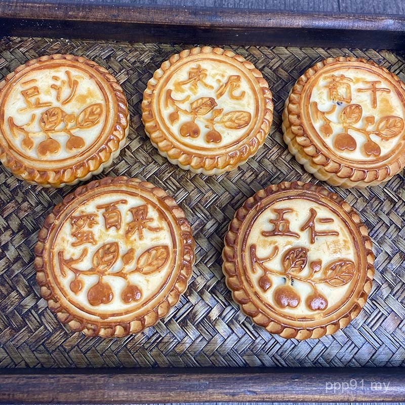 Pastri Tradisional Bandar Lama Tianjin Kuih Bulan Lama Buatan Tangan ...
