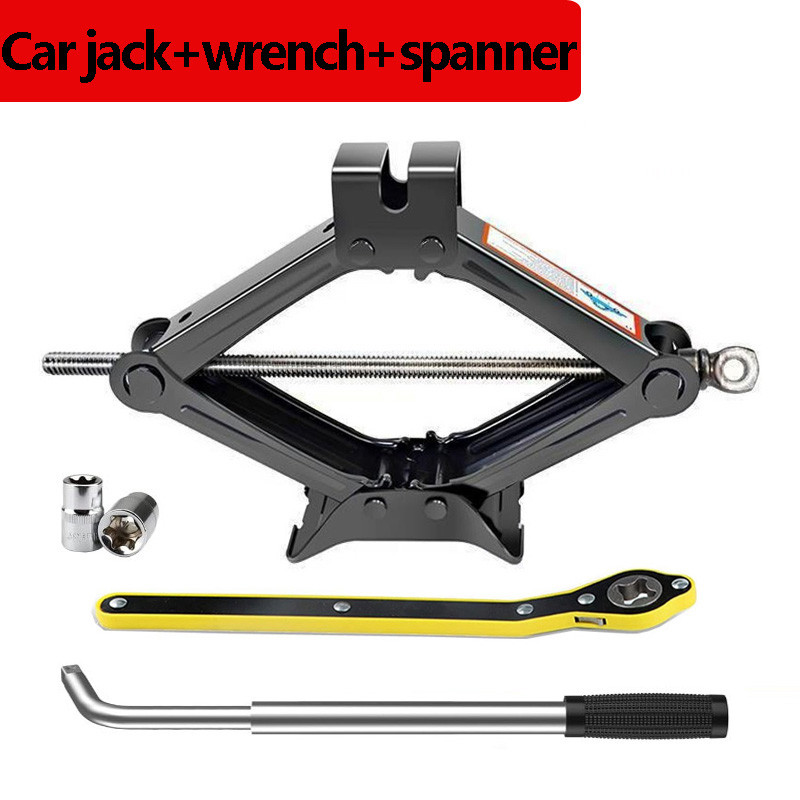 Fast Delivery⚡1/2 Ton Scissor Jack for Car&Telescoping Lug Wrench ...
