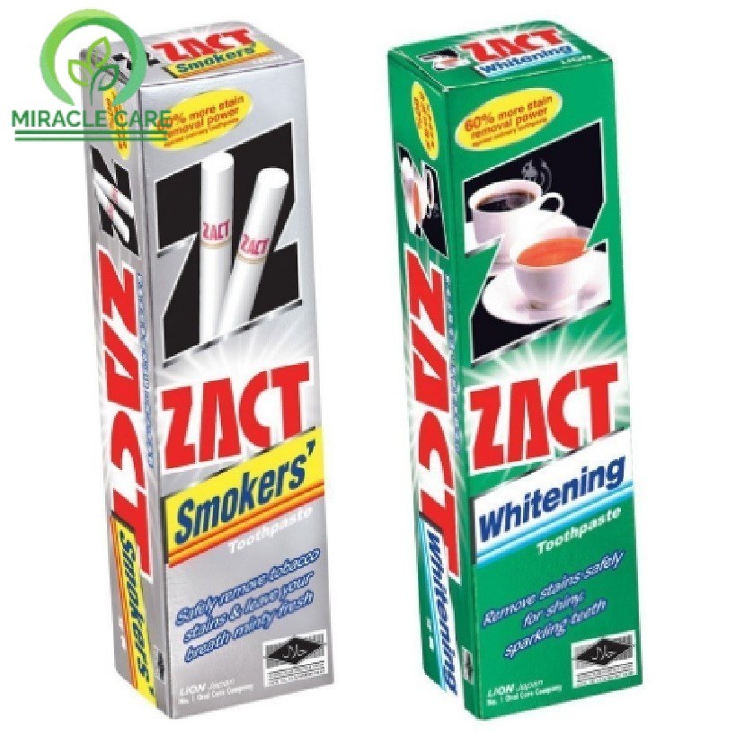 Zact Toothpaste smoker's / whitening 150g | Shopee Malaysia