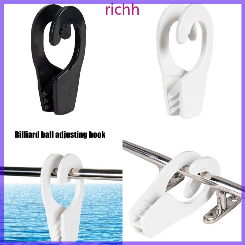 Richh Boat Marine Bumper Clips Pontoon Fenders Clips for Docking Rails