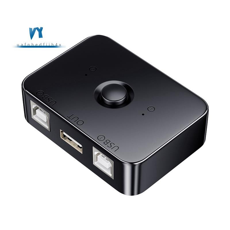 USB Printer Sharer Device 2 Ports USB2.0 Selector Printer Sharing ...