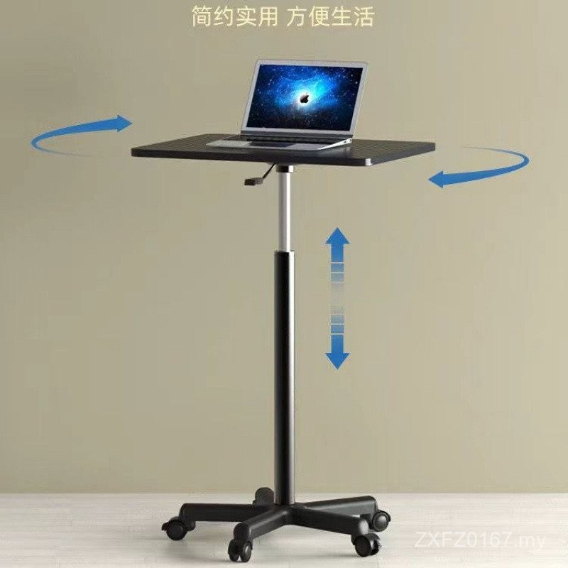 Movable Liftable Desk Podium Standing Style with Pulley Office Small ...
