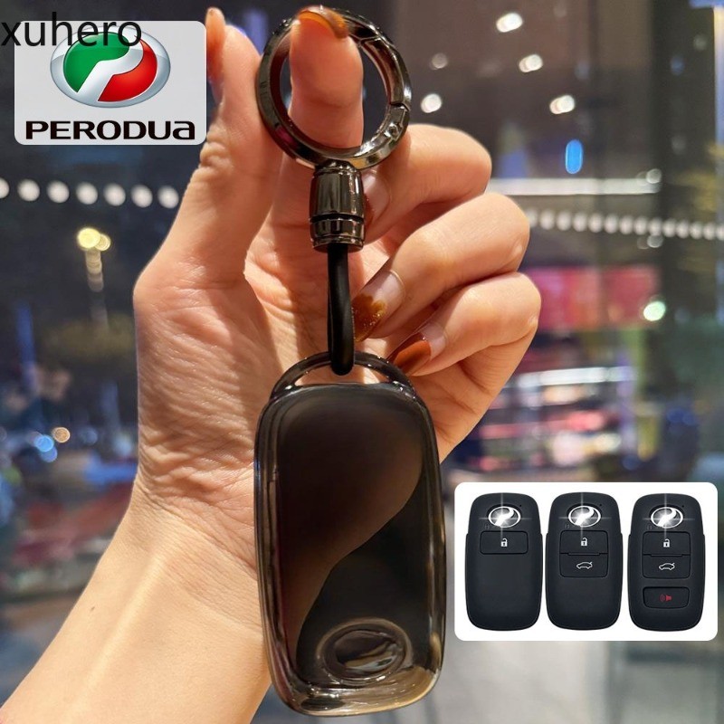Perodua Axia Alza Ativa Myvi car keychain Perodua smart car key case ...